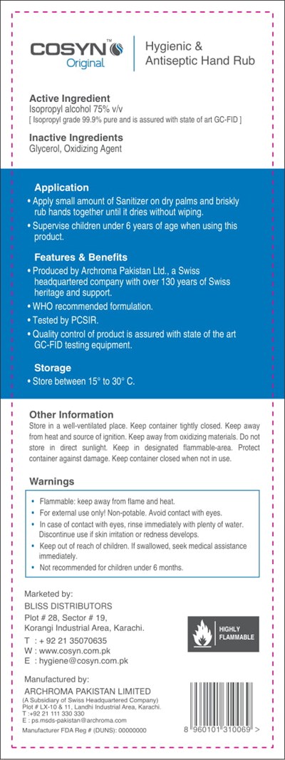 1000 ml - COSYN Original1L Label 2